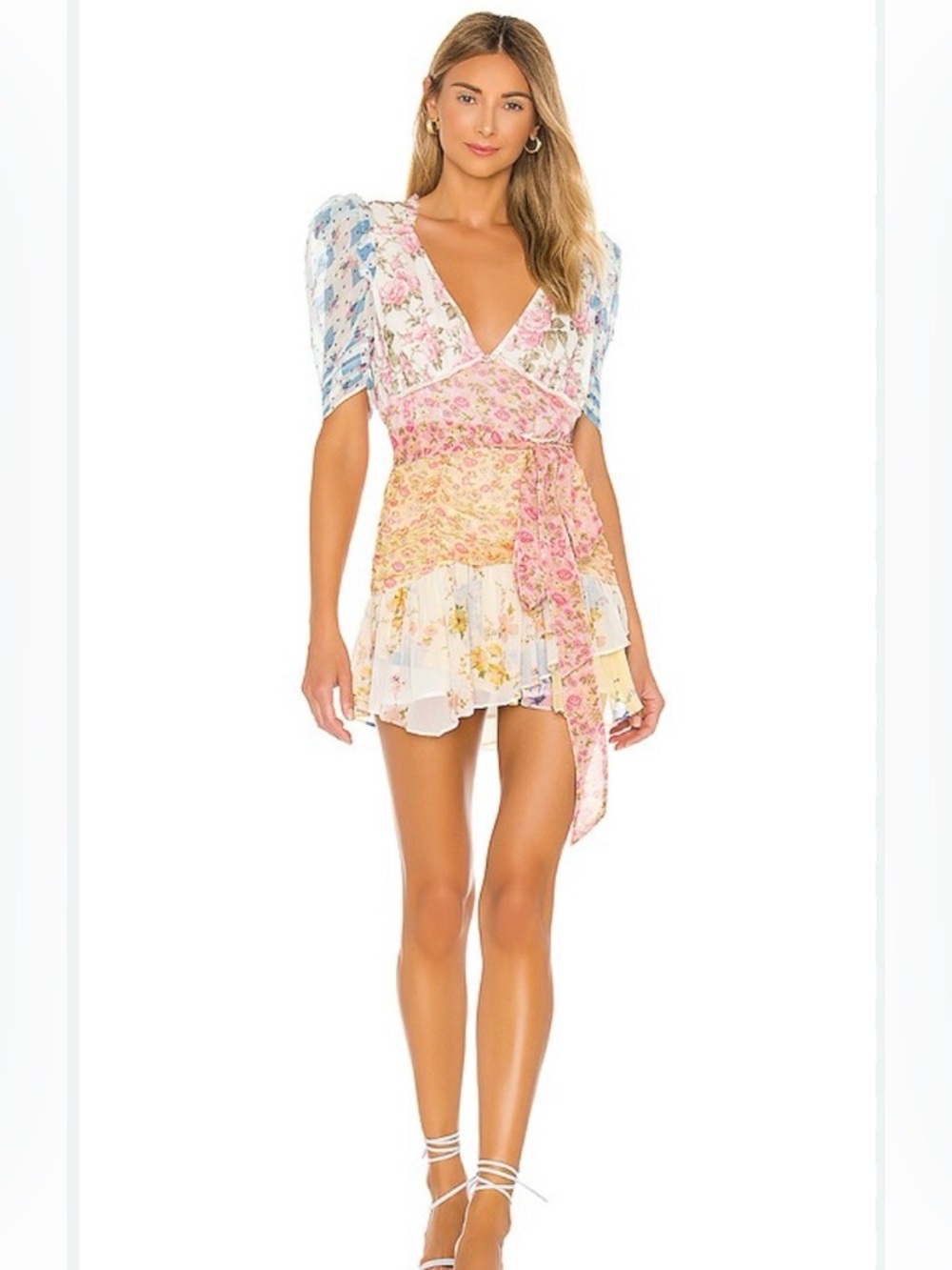 LoveShackFancy Arlo Picnic Patchwork dress; NWT, Size 0
